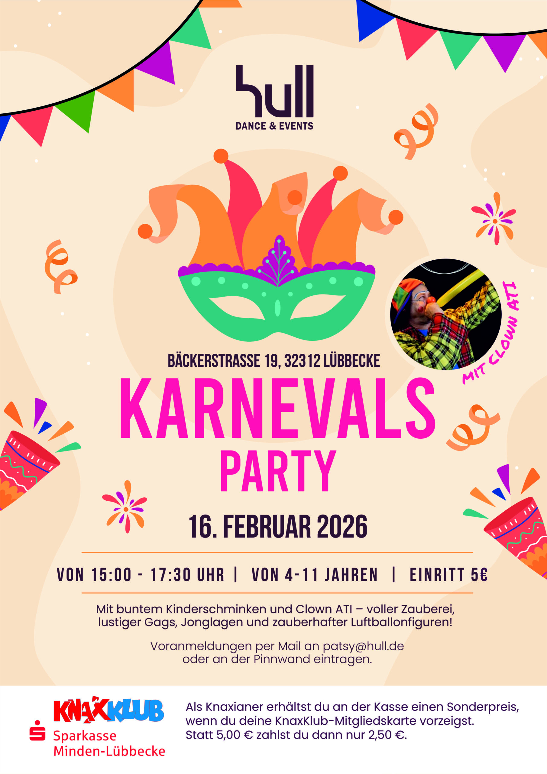 Karnevals-Party in Lübbecke